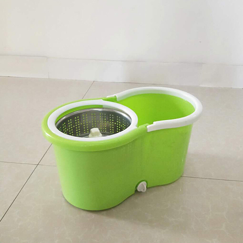 Mopa trapeadora con balde centrifugado 360 grados verde