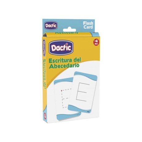Juego de Tarjetas Dactic Blister Gde Escritura del Abecedario Juego de Tarjetas Dactic Blister Gde Escritura del Abecedario