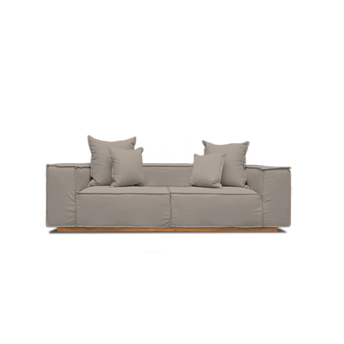 Sillón Luciana 3 Cuerpos Gris