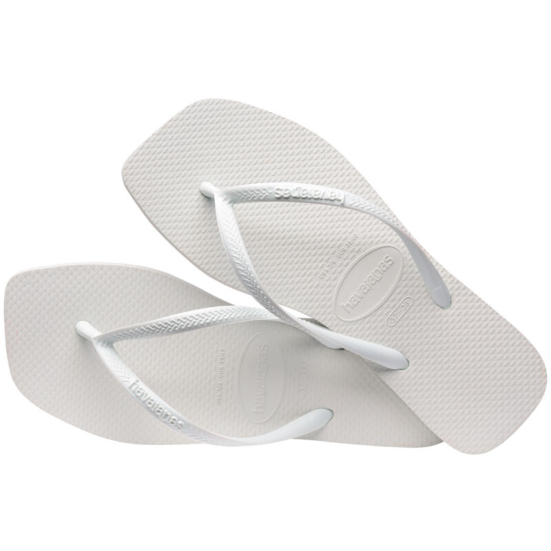 Sandalias de Mujer Havaianas Slim Square Blanco