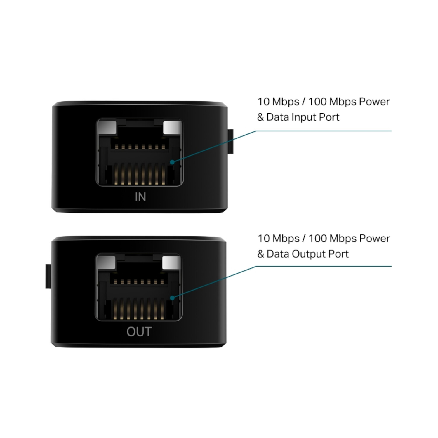 Tp link Extensor Wi fi Poe TL POE10E. X2 Puertos RJ45 10 100MBPS. Plug And Play. Color Negro. Universo Binario