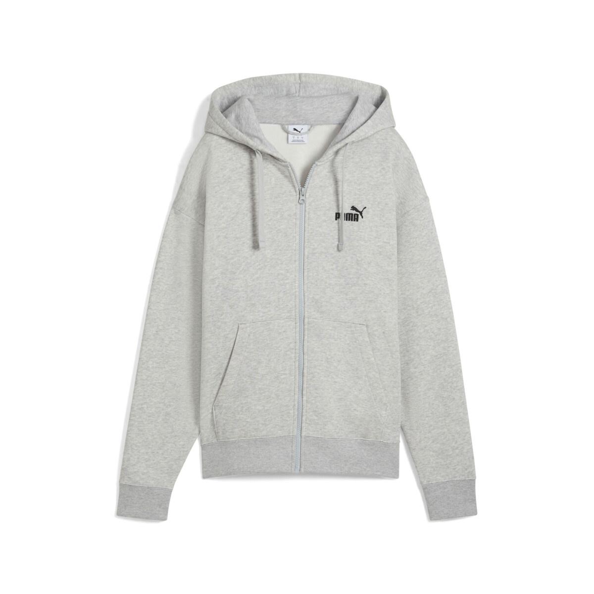 Abrigo ESS Small Nº1 Logo Comf. Full Zip Hoodie de Mujer - Gris 