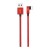 Cable De Datos Usb Micro Usb Reforzado Lateral Marvo Color Variante Rojo