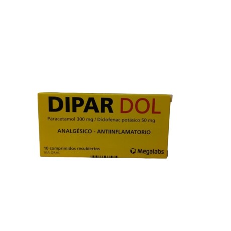 Analgésico Antiinflamatorio Dipar dol Paracetamol 300mg 001