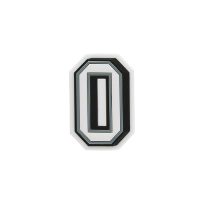 Jibbitz™ Charm Número 0 Blanco