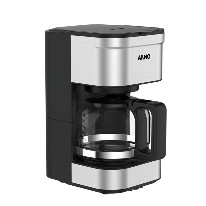 Cafetera de filtro Arno | Acero inoxidable | Capacidad 18 tazas | Con portafiltro. Cafetera de filtro Arno | Acero inoxidable | Capacidad 18 tazas | Con portafiltro.