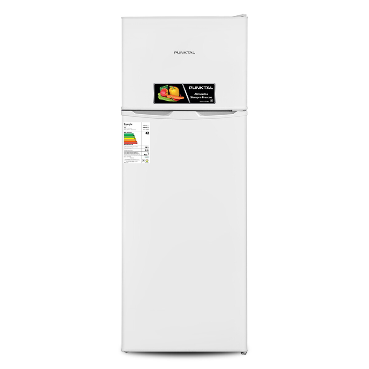 Refrigerador PUNKTAL PK-265 Capacidad 216Lts Frío Húmedo 