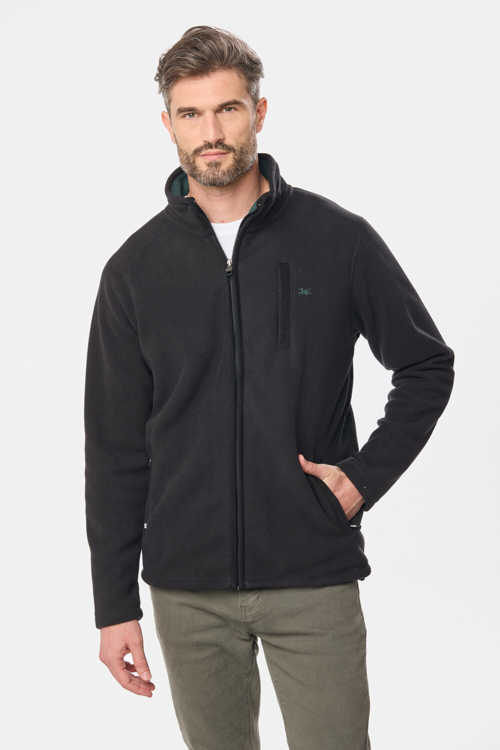 CAMPERA POLAR DE ABRIGO Negro