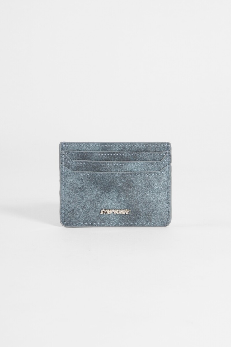 Tarjetero basic azul