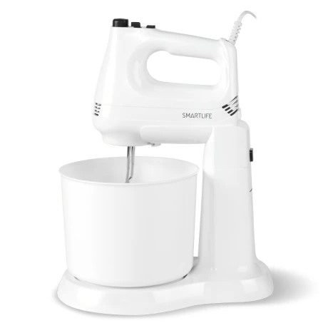 Batidora SMARTLIFE SL-HM5050BW 200W Con Bowl 2.5L Cuatro Velocidades Batidora SMARTLIFE SL-HM5050BW 200W Con Bowl 2.5L Cuatro Velocidades