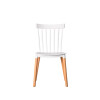 Silla Lizzy Lumax de comedor resistente Blanco