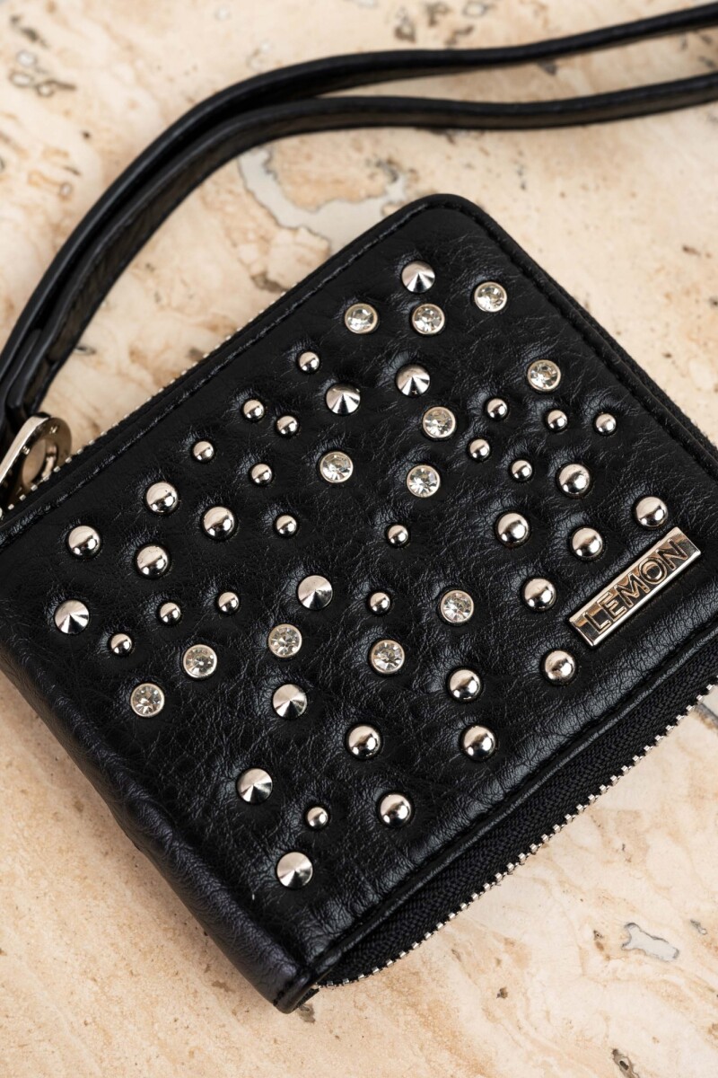 Billetera Tachas - Negro 