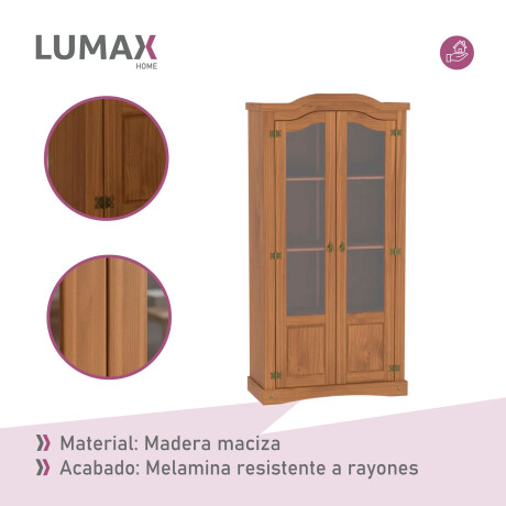 Cristalero Aparador Lumax bar modular 2 puertas Madera Maciza Cristalero Aparador Lumax bar modular 2 puertas Madera Maciza