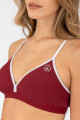 Top triangulo sole Bordeaux