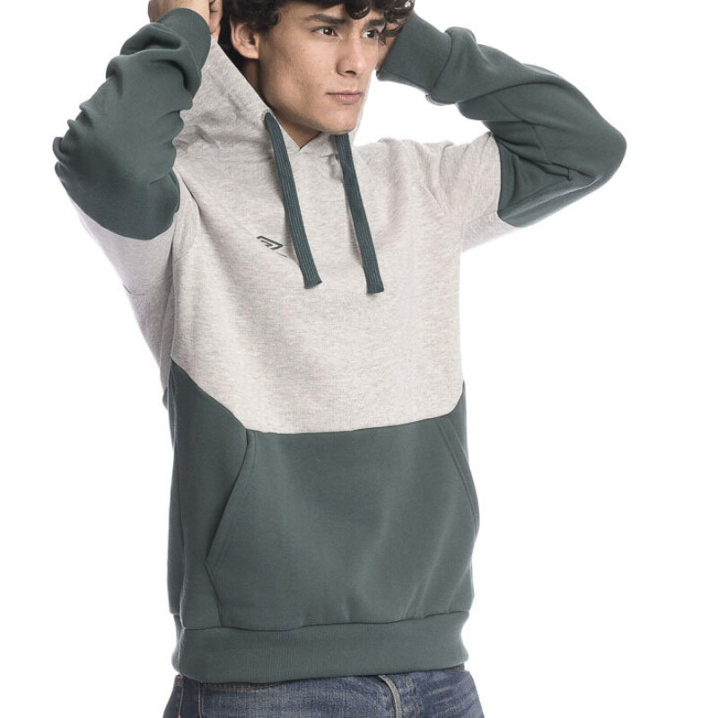 Canguro Infantil Umbro Hoodie Kids Gris Melange