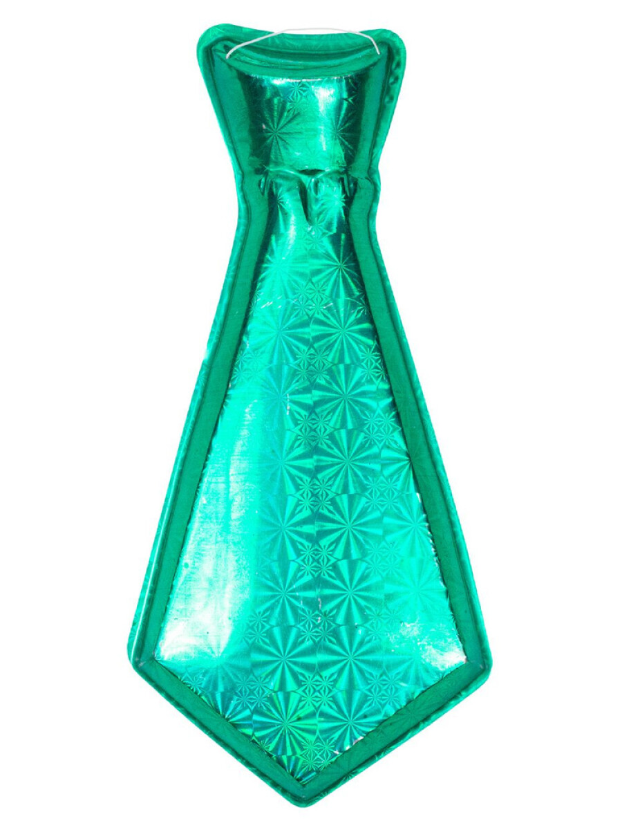 Corbata Holográfica - Turquesa 