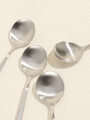 Cuchara Fiordo, Set 4 Un. Plateado Color Unico