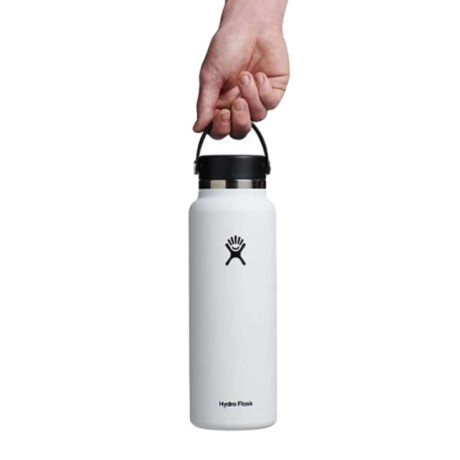 Botella Hydro Flask 40 OZ Wide Mouth Blanco