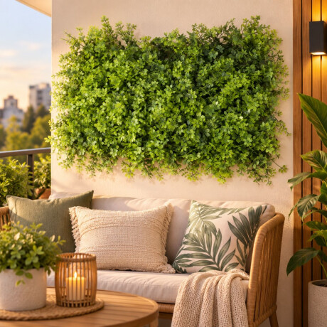 Panel planta artificial para pared Panel planta artificial para pared