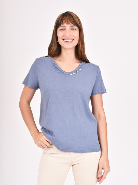 REMERA ASIAS AZUL PIEDRA