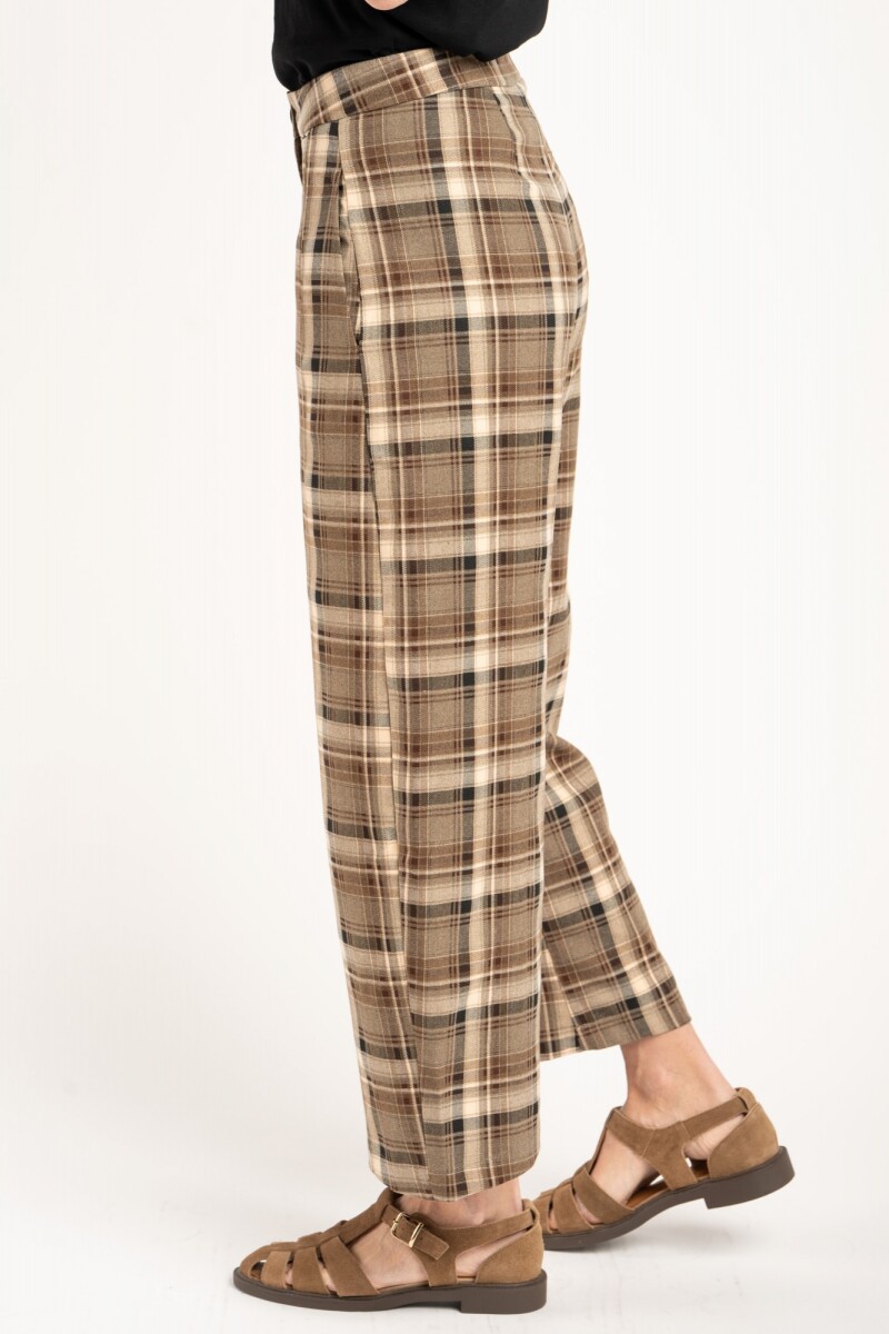 Pantalón Escocés Oliva