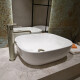 GRIFERIA LAVATORIO ALTO CUERPO LABRADO EN BRUSHED NICKEL - SERIE SIGNATURE GRIS