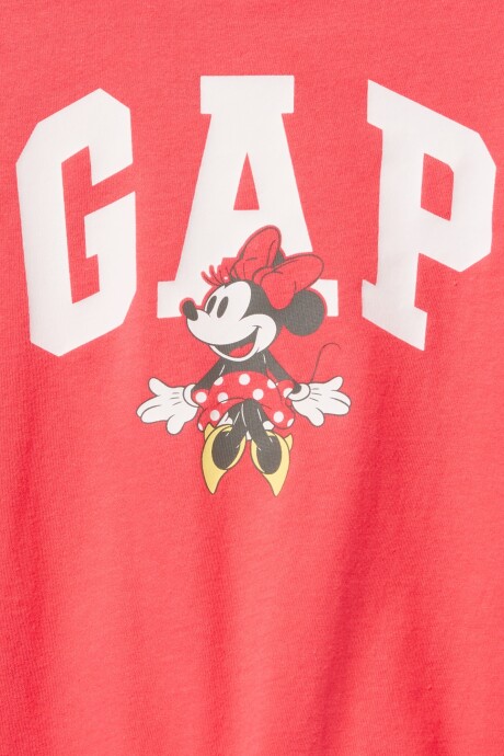 Remera Logo Gap Disney Toddler Niña Fresh Coral