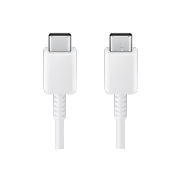 Cable original Samsung Tipo-C a Tipo-C 1.8 metros color blanco Cable Original Samsung Tipo-c A Tipo-c 1.8 Metros Color Blanco