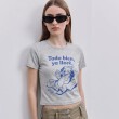 T-SHIRT P.CAKE LLORADERA M.C todo GRIS