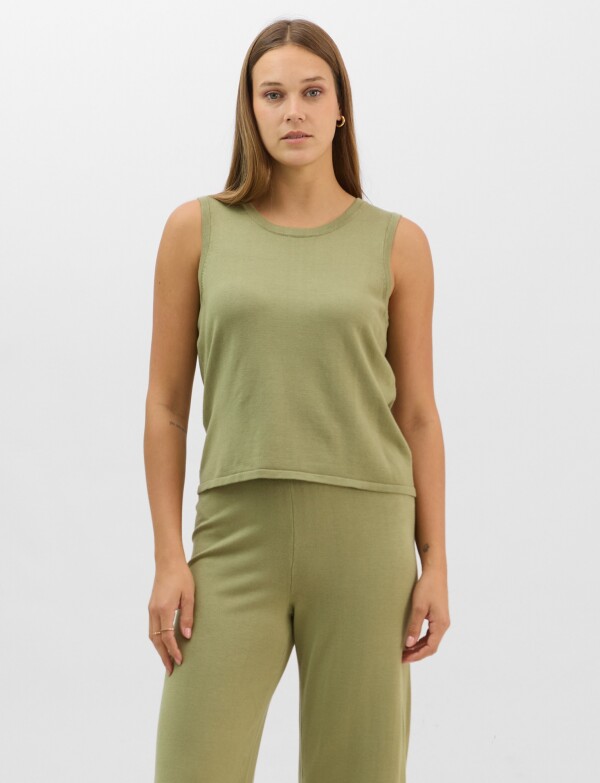 Musculosa Tejida OLIVA