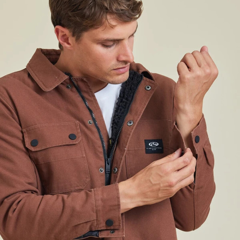 Sobrecamisa Rusty Severin MARRÓN