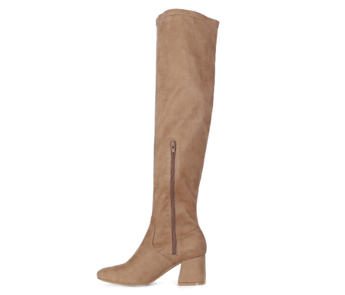 Bucanera MERY simil gamuza elastizada MissCarol - Beige - MissCarol -  146.W80060004 — Miss Carol
