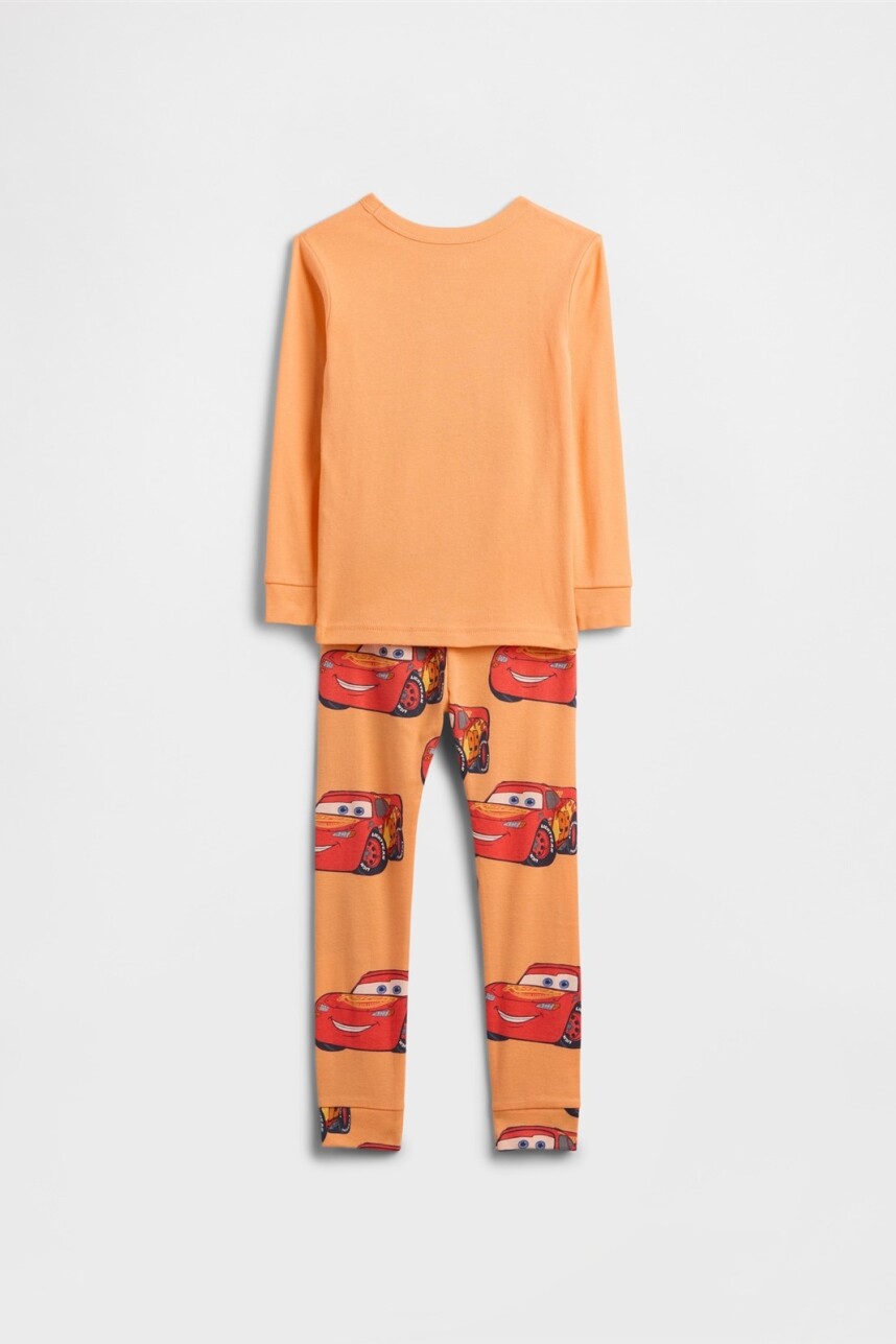 Pijama Toddler Niño Icy Orange