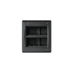 Caja exterior para 8 módulos (2x4) negro - Ave ELE10347