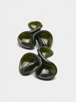 Pendientes De Flor De Resina violeta
