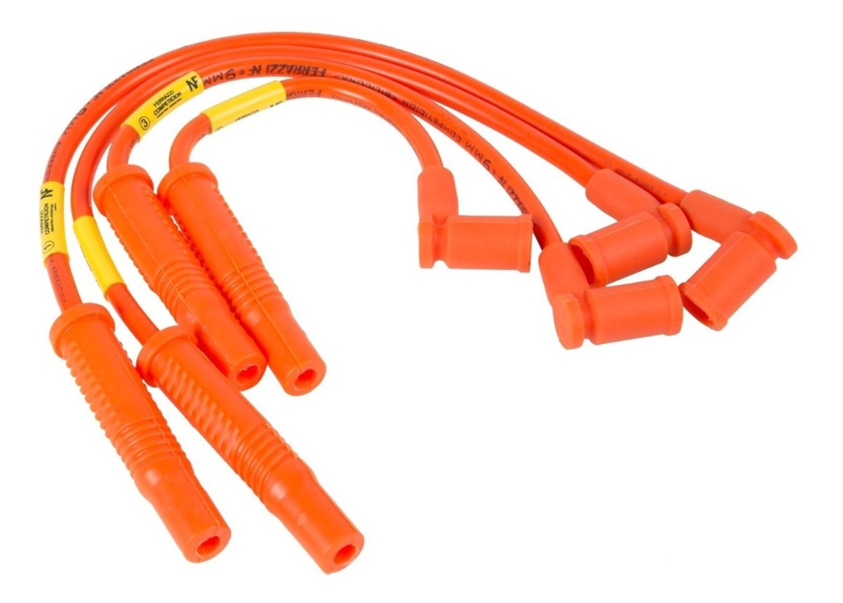 CABLE BUJIA FORD FIESTA ECOSPORT 1.6 8V ZETEC ROCAM 9MM COMPETICION FERRAZZI 