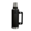 Set Stanley termo de 1.4 lt + mate + bombilla + Yerbera Negro