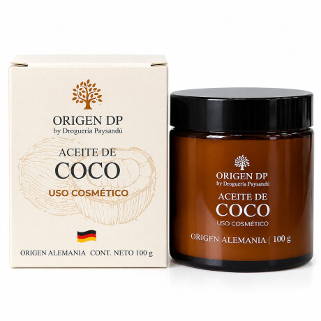 Aceite de coco refinado ORIGEN DP 100g Aceite de coco refinado ORIGEN DP 100g