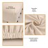Funda Cubre Sillas Universal Comedor Elastizada Lavable X6 Color Variante Blanco