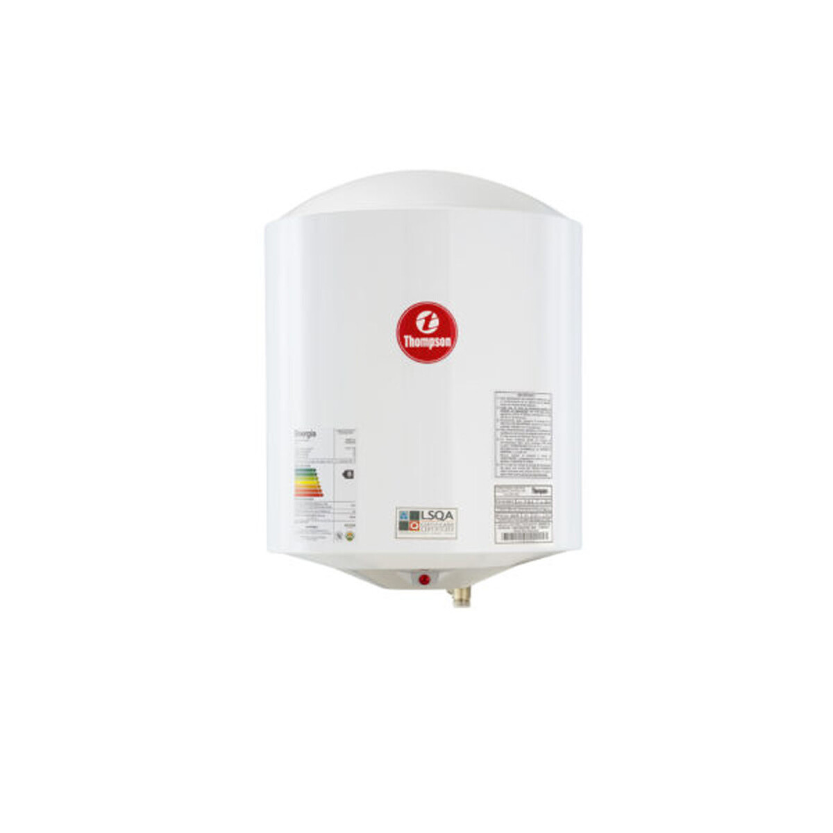 TERMOTANQUE JAMES - ACERO BLANCO CAT A ACERO CILIND. G2 