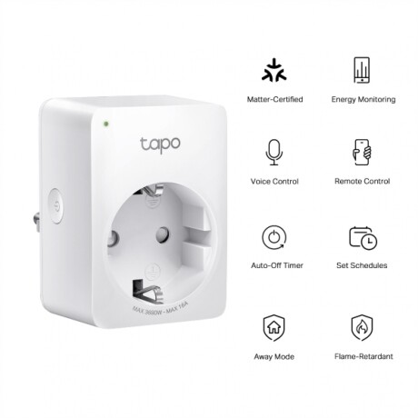 Enchufe Inteligente Medidor De Consumo TP-LINK Tapo P110M WiFi 16A Enchufe Inteligente Medidor De Consumo TP-LINK Tapo P110M WiFi 16A