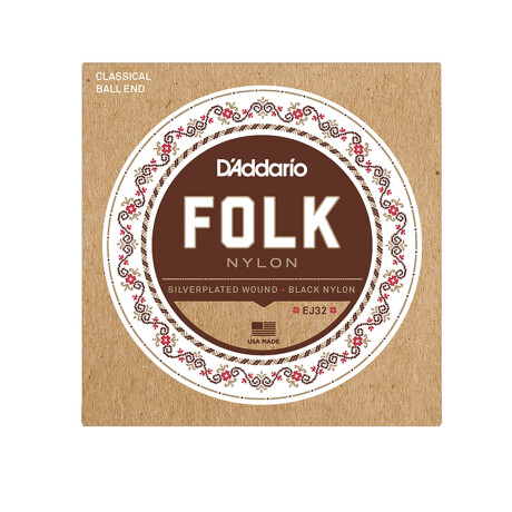 ENCORDADO FOLK DADDARIO EJ32 NYLON BLACK ENCORDADO FOLK DADDARIO EJ32 NYLON BLACK