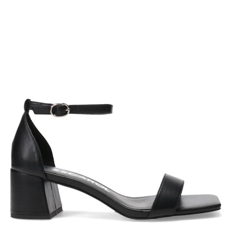 Sandalias de Mujer Miss Carol CLARAZ con taco Negro
