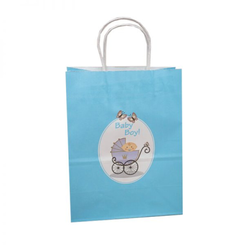 Bolsa de Regalo Baby Shower Grande Celeste