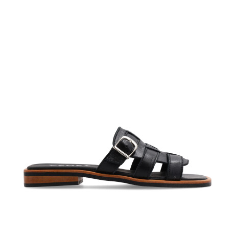 SANDALIAS VENET - CUERO NOVITA NEGRO