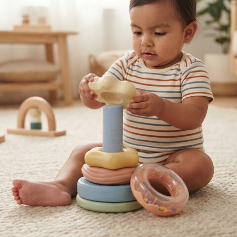 Set de Aros Apilables con Forma para Bebés U