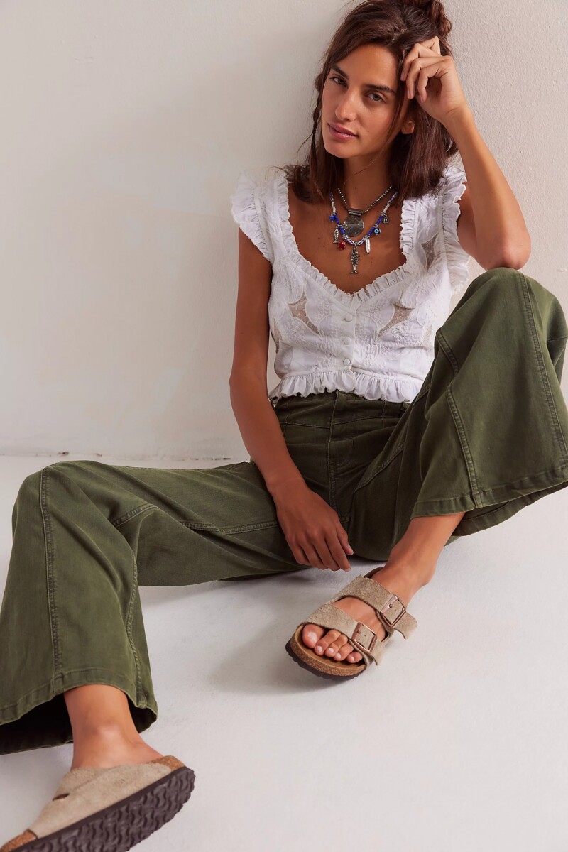 PANTALÓN LIBRE Verde
