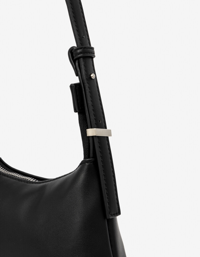 City Basicos Cartera Baguette - Negro