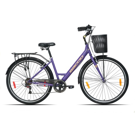 Bicicleta Baccio R.28 Dama Liberty 700 6v Urbana Violeta