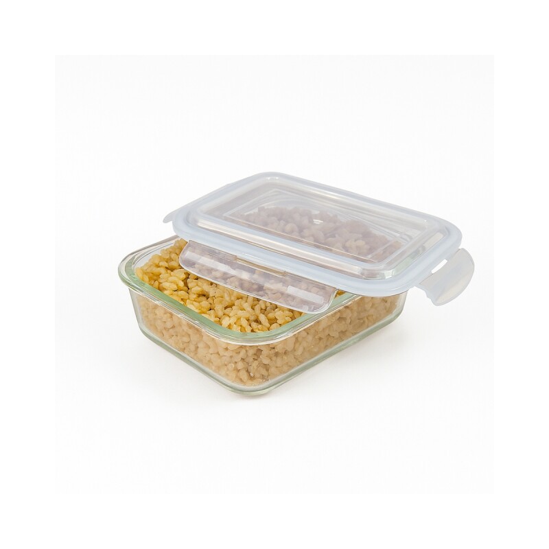 Pote hermético de vidrio 1040ml TRANSPARENTE